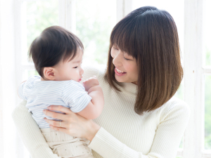 母子の写真