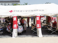 九州八県支部合同災害救護訓練風景